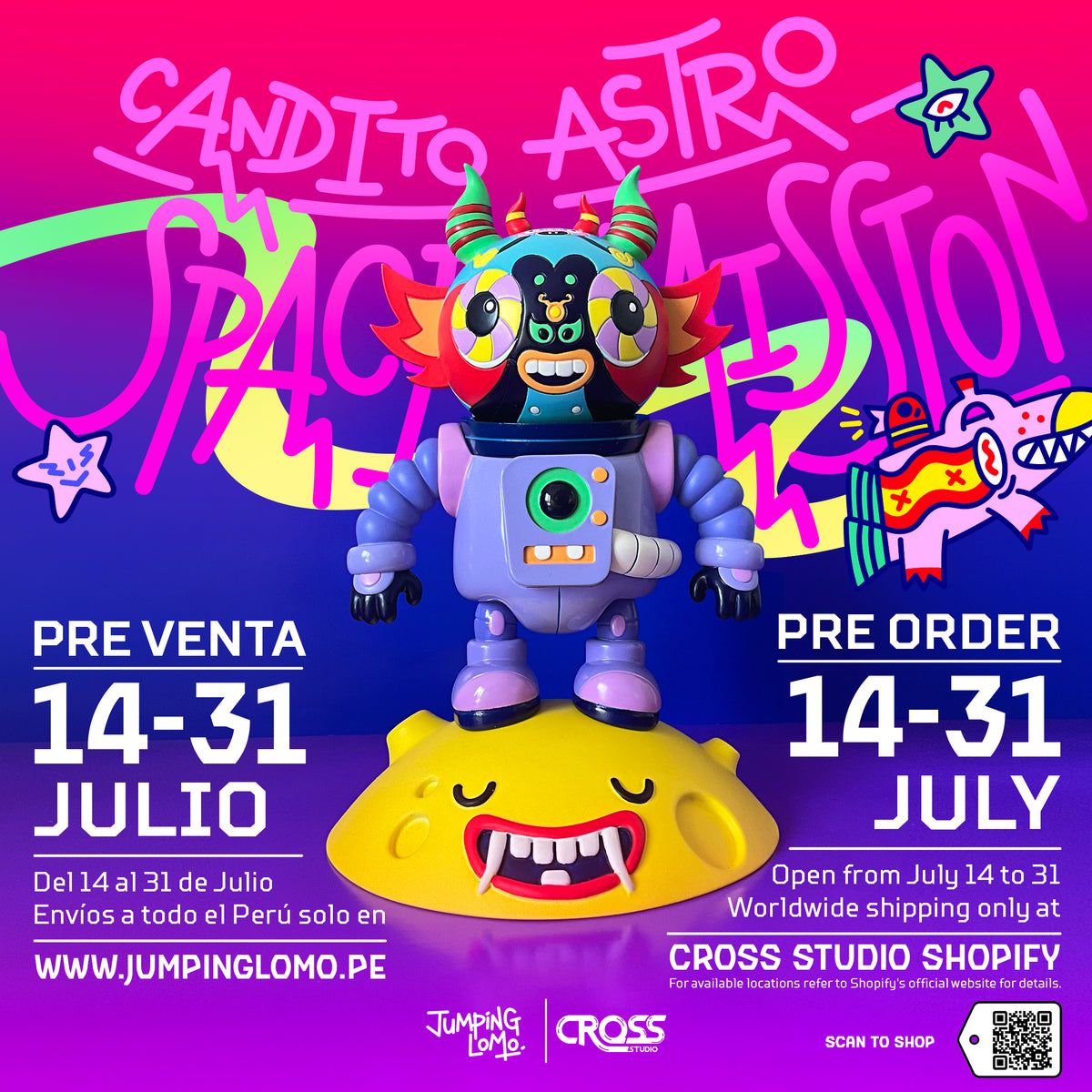CROSS STUDIO × JUMPING LOMO CANDITO ASTRO COLLECTION REGULAR COLOR VER ...